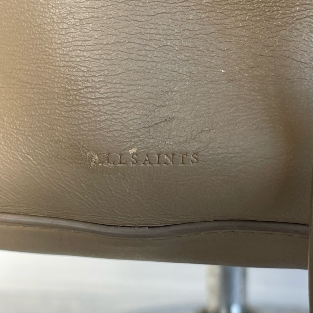 All Saints leather bucket bag! Tan Color - Picture 11 of 16